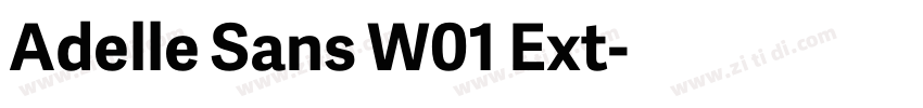 Adelle Sans W01 Ext字体转换 Adelle Sans W01 Ext字体转换